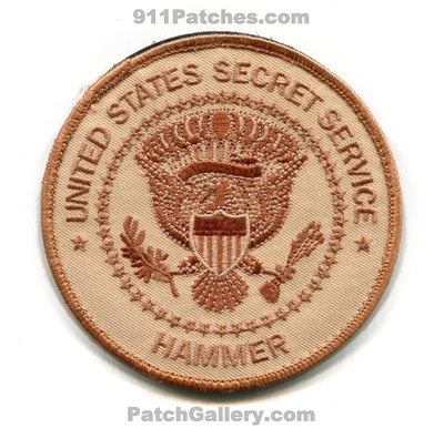 United States Secret Service USSS Hazardous Agent Mitigation and Medical Emergency Response HAMMER Patch
Scan By: PatchGallery.com
Keywords: materials hazmat haz-mat medical services ems