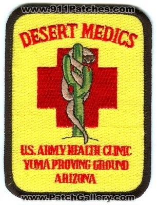 US Army Health Clinic Yuma Proving Ground Desert Medics (Arizona)
Scan By: PatchGallery.com
Keywords: ems u.s.