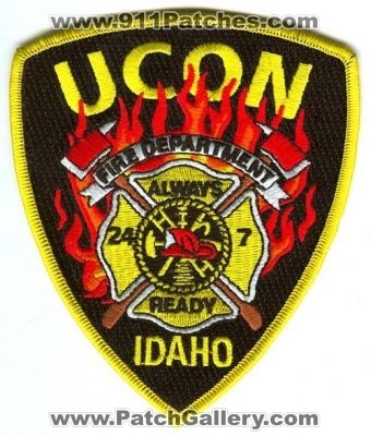 Ucon Fire Department (Idaho)
Scan By: PatchGallery.com
Keywords: dept. always ready 24 7