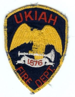 Ukiah Fire Dept
Thanks to PaulsFirePatches.com for this scan.
Keywords: california department
