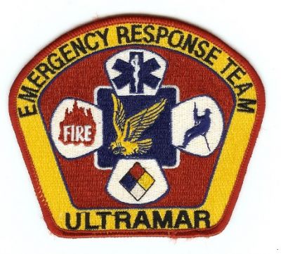 Ultramar Emergency Response Team
Thanks to PaulsFirePatches.com for this scan.
Keywords: california fire ert