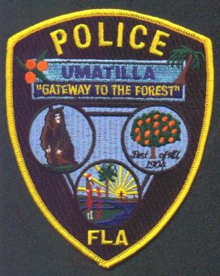 Umatilla Police
Thanks to EmblemAndPatchSales.com for this scan.
Keywords: florida