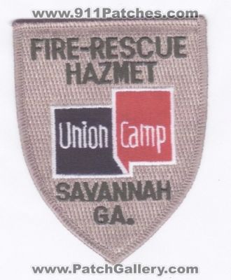 Union Camp Fire Rescue Haznet (Georgia)
Thanks to Paul Howard for this scan.
Keywords: savannah ga.