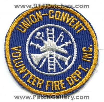 Union-Convent Volunteer Fire Department Inc (Louisiana)
Scan By: PatchGallery.com
Keywords: dept. inc.
