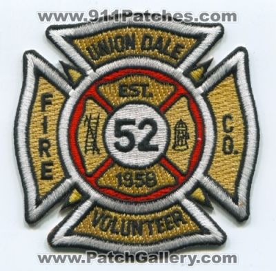 Union Dale Volunteer Fire Company Station 52 (Pennsylvania)
Scan By: PatchGallery.com
Keywords: co. department dept.