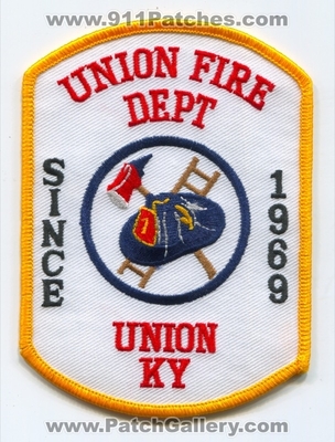 Union Fire Department Patch (Kentucky)
Scan By: PatchGallery.com
Keywords: dept. ky since 1969