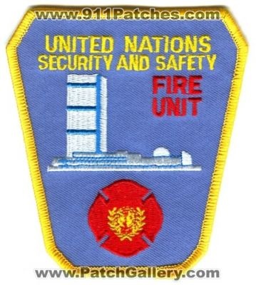 United Nations Security And Safety Fire Unit (New York)
Scan By: PatchGallery.com
Keywords: un department dept.