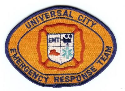 Universal City Emergency Response Team
Thanks to PaulsFirePatches.com for this scan.
Keywords: california fire ert emt