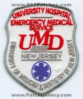 University Hospital Emergency Medical Services EMS Patch (New Jersey)
Scan By: PatchGallery.com
Keywords: umd of medicine & and dentistry