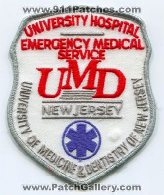 University Hospital Emergency Medical Services EMS Patch (New Jersey)
Scan By: PatchGallery.com
Keywords: umd of medicine & and dentistry