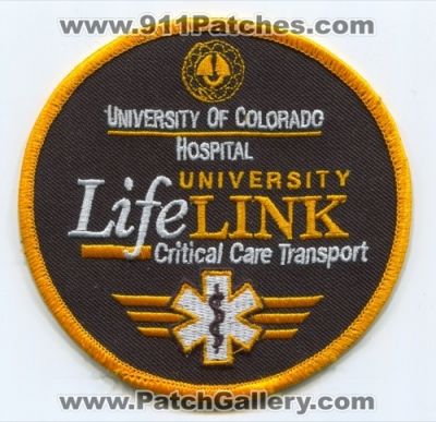 University LifeLink Critical Care Transport Patch (Colorado)
[b]Scan From: Our Collection[/b]
Keywords: of hospital cct ems ambulance