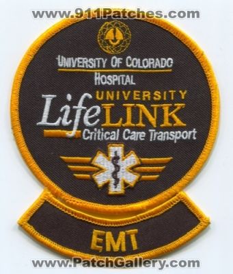 University LifeLink Critical Care Transport EMT Patch (Colorado)
[b]Scan From: Our Collection[/b]
Keywords: of hospital cct ems ambulance