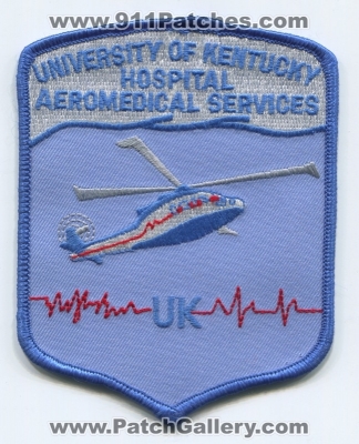 University of Kentucky Hospital Aeromedical Services Patch (Kentucky)
Scan By: PatchGallery.com
Keywords: ems air medical helicopter ambulance uk