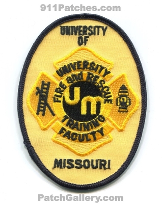 University of Missouri Fire and Rescue Training Faculty Patch (Missouri)
Scan By: PatchGallery.com
Keywords: um school college