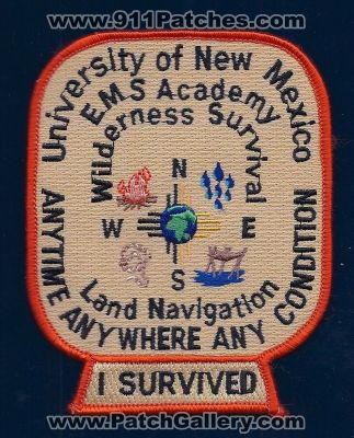 University of New Mexico EMS Academy Wilderness Survival (New Mexico)
Thanks to Paul Howard for this scan.
Keywords: land navigation