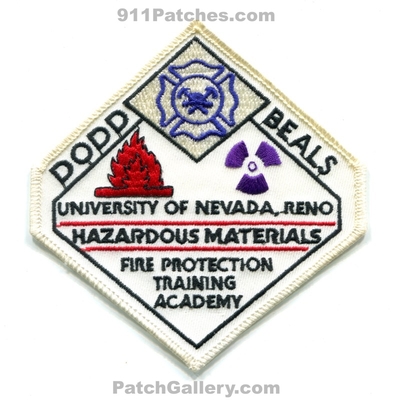 University of Nevada Reno Dodd Beals Fire Protection Training Academy Hazardous Materials Patch (Nevada)
Scan By: PatchGallery.com
Keywords: prot. hazmat haz-mat