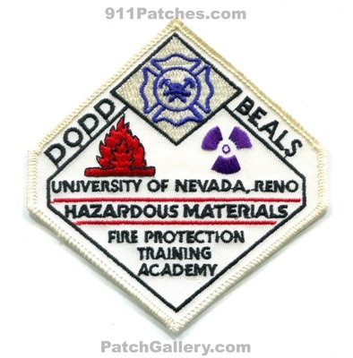 University of Nevada Reno Dodd Beals Fire Protection Training Academy Hazardous Materials Patch (Nevada)
Scan By: PatchGallery.com
Keywords: prot. hazmat haz-mat