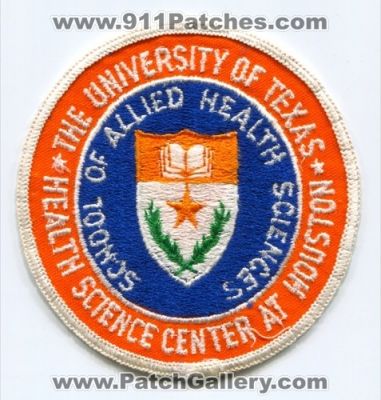 The University of Texas Health Sciences Center at Houston Patch (Texas)
Scan By: PatchGallery.com
Keywords: school of allied health