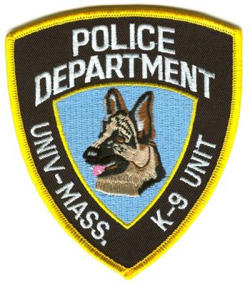 University of Massachusetts Police Department K-9 Unit
Scan By: PatchGallery.com
Keywords: k9