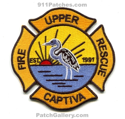 Upper Captiva Fire Rescue Department Patch (Florida)
Scan By: PatchGallery.com
Keywords: dept. est. 1991