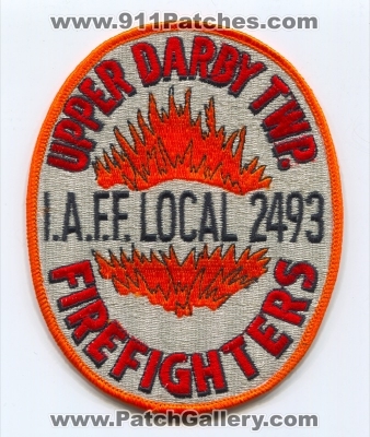 Upper Darby Township Firefighters IAFF Local 2493 Patch (Pennsylvania)
Scan By: PatchGallery.com
Keywords: twp. i.a.f.f. union fire department dept.