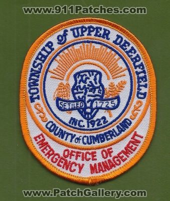 Upper Deerfield Township Office of Emergency Management (New Jersey)
Thanks to Paul Howard for this scan.
Keywords: twp. of cumberland county