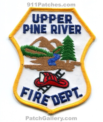 Upper Pine River Fire Department Patch (Colorado)
[b]Scan From: Our Collection[/b]
Keywords: dept.