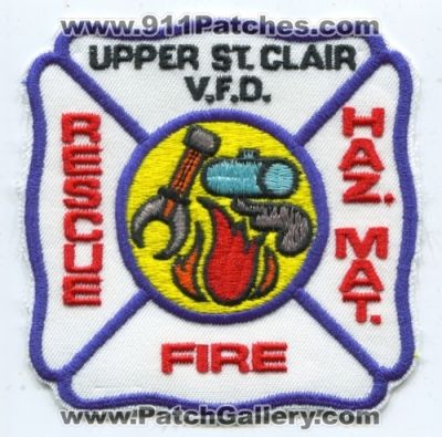 Upper Saint Clair Volunteer Fire Rescue Department (Pennsylvania)
Scan By: PatchGallery.com
Keywords: st. v.f.d. vfd dept. haz.mat. hazmat haz-mat