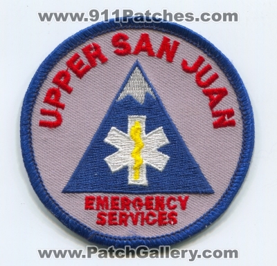 Upper San Juan Emergency Services Patch (Colorado)
[b]Scan From: Our Collection[/b]
Keywords: ems medical