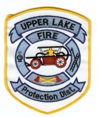 Upper Lake Fire Protection Dist
Thanks to PaulsFirePatches.com for this scan.
Keywords: california district
