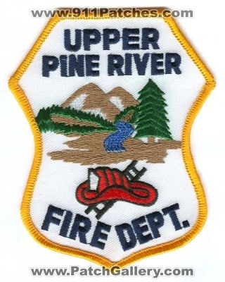 Upper Pine River Fire Department Patch (Colorado)
[b]Scan From: Our Collection[/b]
Keywords: dept.
