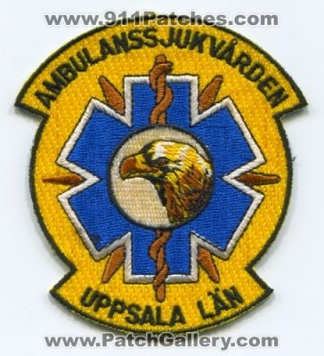 Uppsala Ambulance (Sweden)
Scan By: PatchGallery.com
Keywords: ems ambulanss jukvarden lan