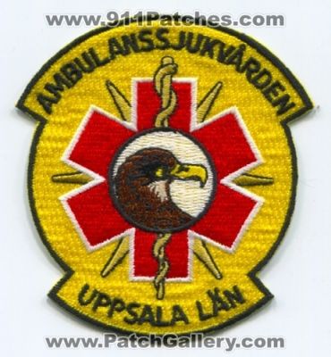 Uppsala Ambulance (Sweden)
Scan By: PatchGallery.com
Keywords: ems ambulanss jukvarden lan