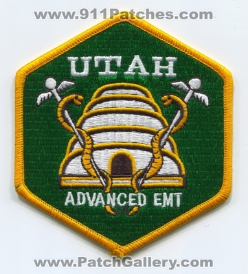 Utah State Advanced Emergency Medical Technician EMT EMS Patch (Utah)
Scan By: PatchGallery.com
Keywords: certified licensed registered e.m.t. service e.m.s. ambulance aemt a.e.m.t.