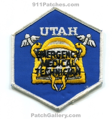 Utah State Emergency Medical Technician EMT Patch (Utah)
Scan By: PatchGallery.com
Keywords: ems ambulance certified licensed registered