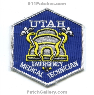 Utah State Emergency Medical Technician EMT Patch (Utah)
Scan By: PatchGallery.com
Keywords: ems services ambulance