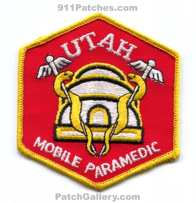 Utah State Mobile Paramedic Patch (Utah)
Scan By: PatchGallery.com
Keywords: ems ambulance certified licensed registered
