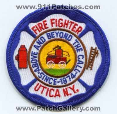 Utica Fire Department FireFighter (New York)
Scan By: PatchGallery.com
Keywords: dept. n.y. above and beyond the call