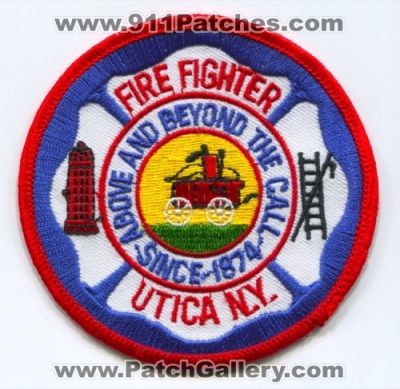 Utica Fire Department Firefighter (New York)
Scan By: PatchGallery.com
Keywords: dept. n.y. ny above and beyond the call