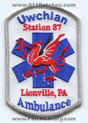 Uwchlan Ambulance Station 87 Lionsville (Pennsylvania)
Scan By: PatchGallery.com
Keywords: ems emt paramedic pa