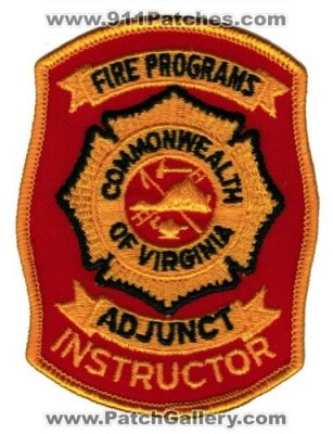 Virginia Fire Programs Adjunct Instructor (Virginia)
Thanks to Ed Mello for this scan.
Keywords: commonwealth of