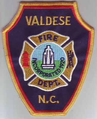 Valdese Fire Dept (North Carolina)
Thanks to Dave Slade for this scan.
Keywords: department