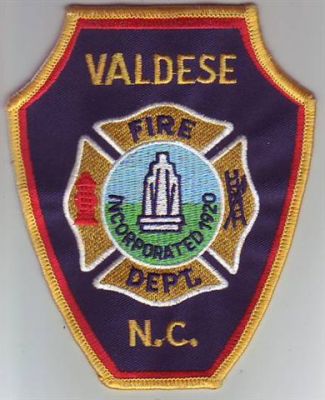 Valdese Fire Dept (North Carolina)
Thanks to Dave Slade for this scan.
Keywords: department