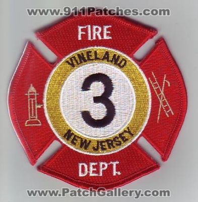 Vineland Fire Department 3 (New Jersey)
Thanks to Dave Slade for this scan.
Keywords: dept.