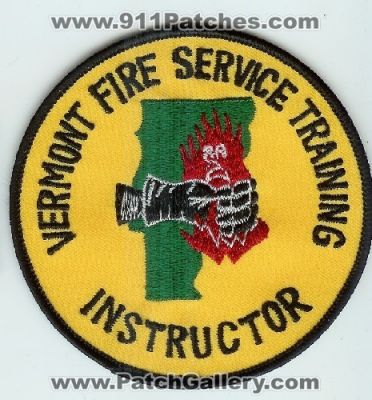 Vermont Fire Service Training Instructor (Vermont)
Thanks to Mark C Barilovich for this scan.
