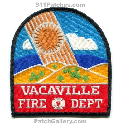 Vacaville Fire Department Patch (California)
Scan By: PatchGallery.com
Keywords: dept.