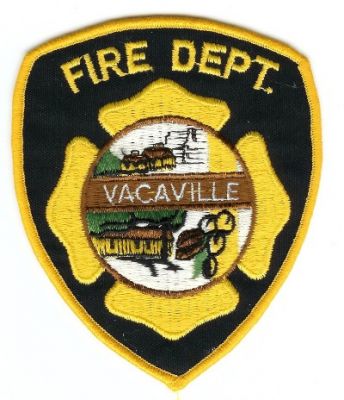 Vacaville Fire Dept
Thanks to PaulsFirePatches.com for this scan.
Keywords: california department