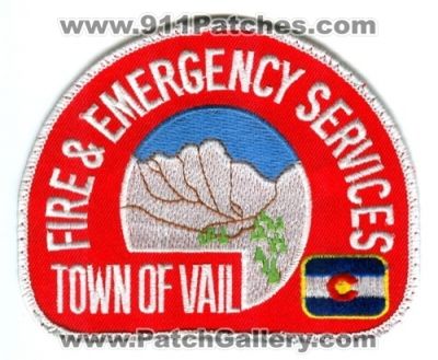Vail Fire and Emergency Services Department Patch (Colorado)
[b]Scan From: Our Collection[/b]
Keywords: & town of dept.