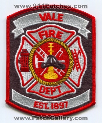 Vale Fire Department Patch (Oregon)
Scan By: PatchGallery.com
Keywords: dept.