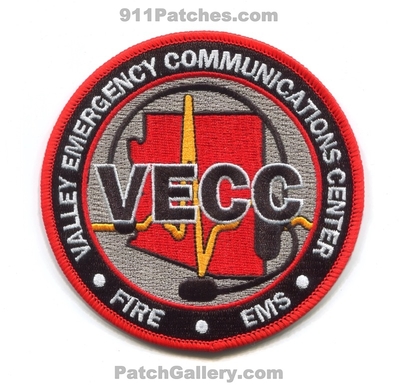 Valley Emergency Communications Center Fire EMS Patch (Arizona)
Scan By: PatchGallery.com
[b]Patch Made By: 911Patches.com[/b]
Keywords: vecc department dept. ambulance 911 dispatcher